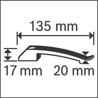 Příchytka - Kabelový oblouk BOSCH PRO EPB do 8 kabelů 3x1,5 mm²