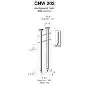 Hladké hřebíky OMER CNW 203/32