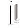1,80x1,80mm / 3,2mm / 34° - Brady DA (BEA SKDA, SENCO DA)