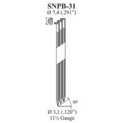 Hřebík OMER SNPB 90mm kroužkový 34° / 3.10mm